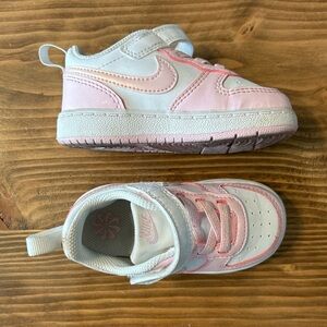 Pink Nike Court Borough Low, Toddler Size 6